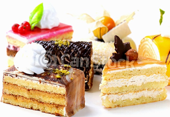 Different Types Of Cakes In Pastry Shop Display Stock Photo - Download  Image Now - Baked, Baked Pastry Item, Bakery - iStock
