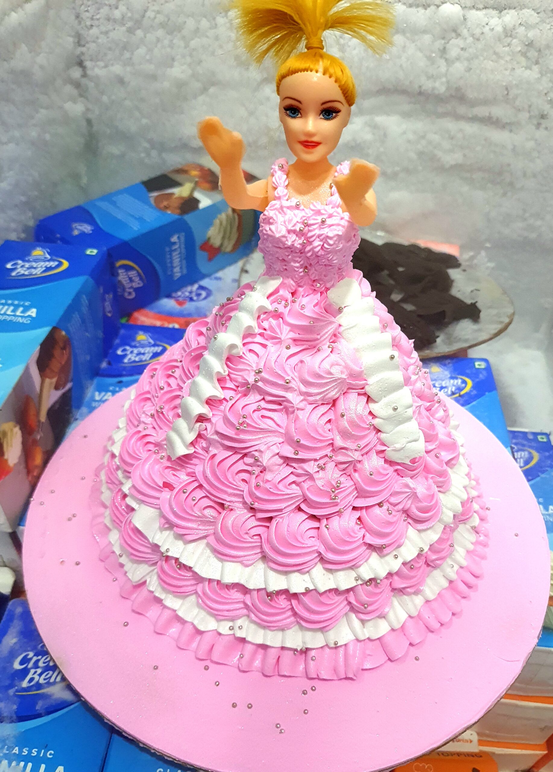 Buy Girls Dress Cake online from MEENUS SPRINKLES BAKERY